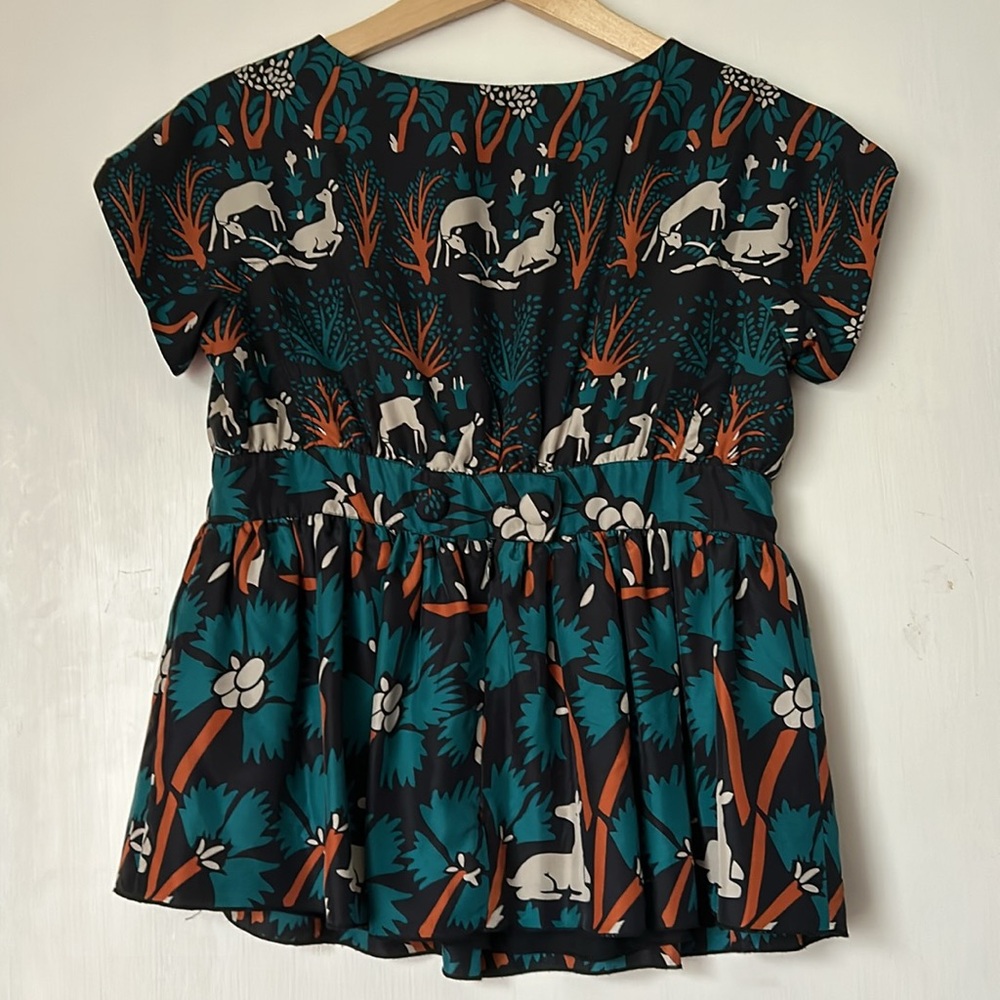 Anthropologie Anna Sui Silk top - Picture 2 of 5